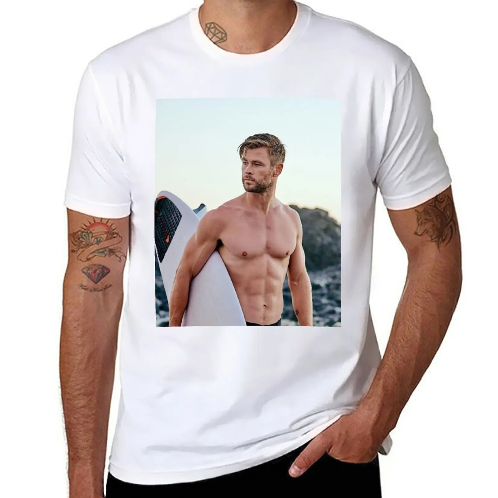 

New Chris Hemsworth T-Shirt animal print shirt for boys new edition t shirt graphic t shirt vintage t shirt mens cotton t shirts