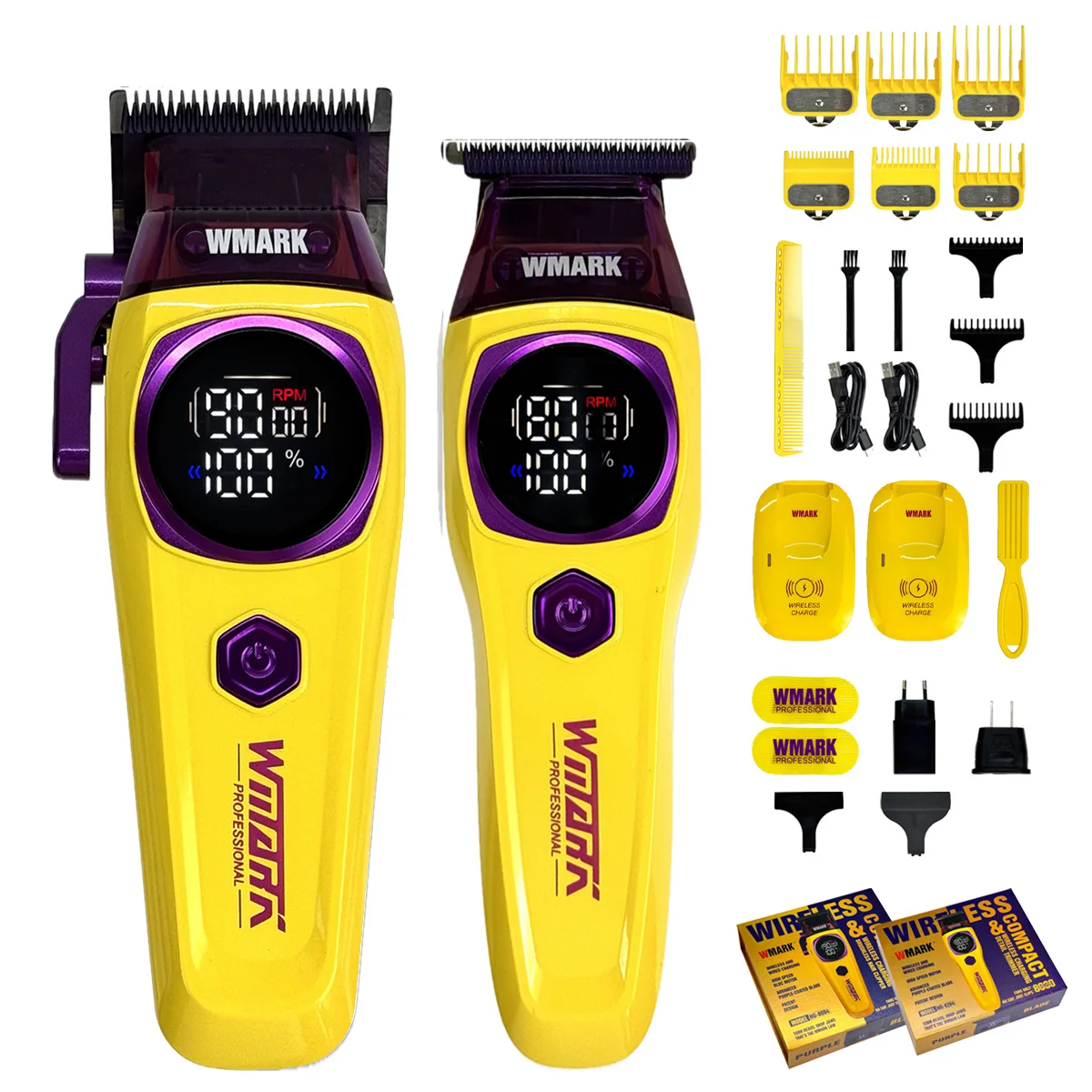 WMARK NG-8632 Professional Electric Hair Clipper 9000RPM DLC Blade