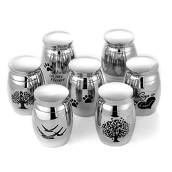 Dropshipping High Quality 316 Stainless Steel Cremation Urn-Funeral Holder Keepsake High Polished For Human Pet Ashes