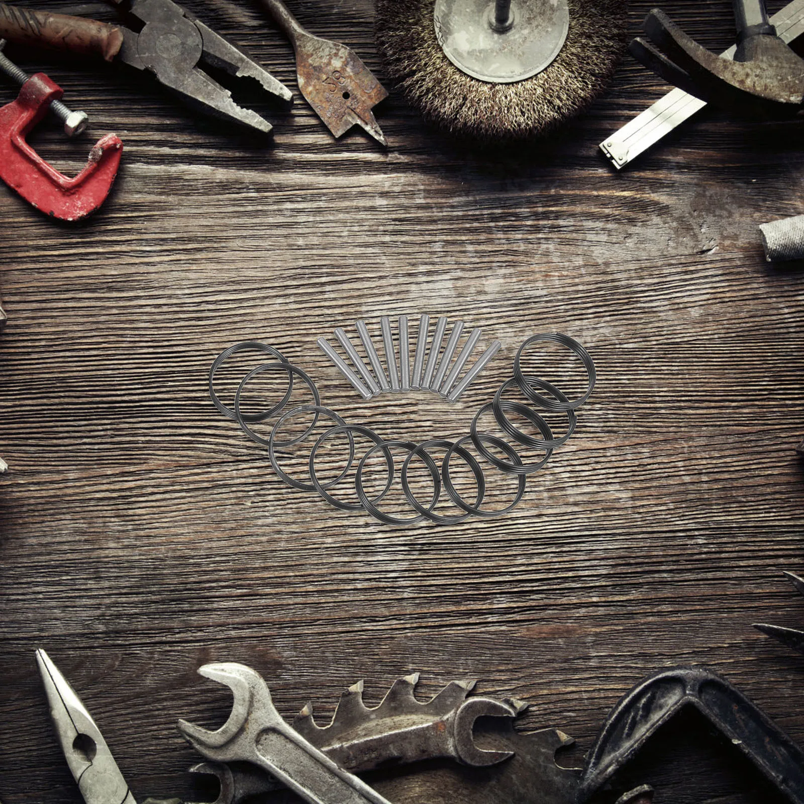 

10Set Wrench Retainer Rings Durable Construction Easy to Use Compact Size for Outdoor Use Electric Wrench Parts