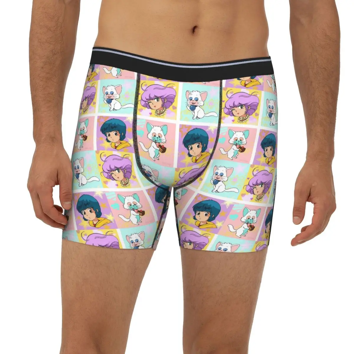 

Creamy Mami - Yu - Posi - Nega, длинные трусы-боксеры, короткие мужские трусы, мягкое нижнее белье для мужчин, подарок бойфренду