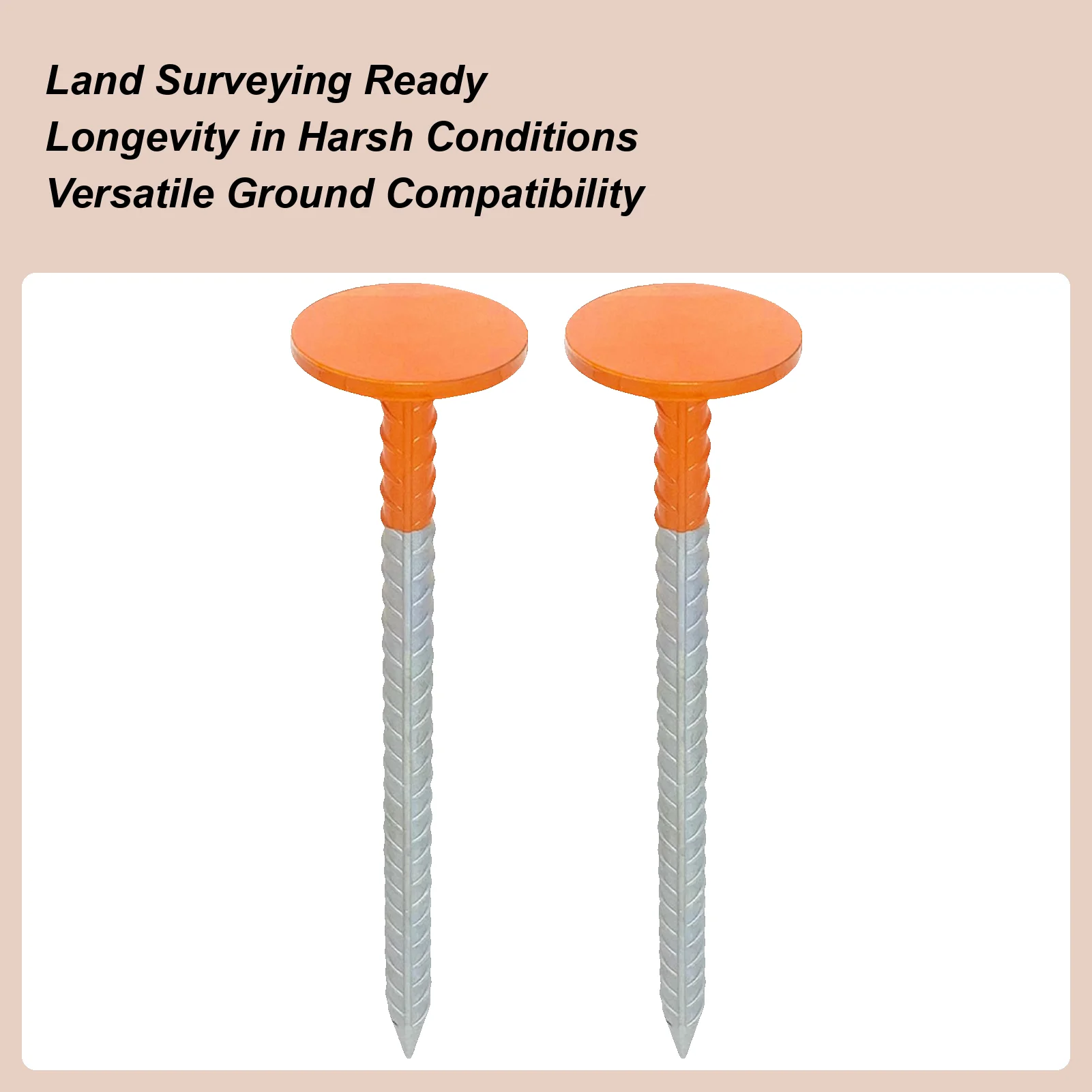 

Маркеры для собственности, 2 предмета, сверхмощные 12-дюймовые маркировочные колья, маркеры для троп для сада, тропы, двора, подъездной дороги, граничного тротуара