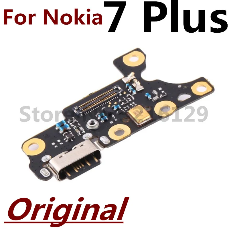 Original USB Charging Port Dock Connector Mic Board Flex Cable For Nokia 8 7 6 5 5.1 6.1 Plus 7.1 6.2 7.2 8.1 8.3 X6 X7 X71 5.4