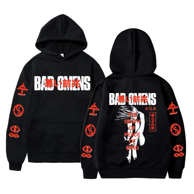 Bad Omens Band Tour 2023 American Music Hoodies A Tour of The Concrete Jungle Tour Hoodie Men's Women Vintage Hip Hop Sweatshirt