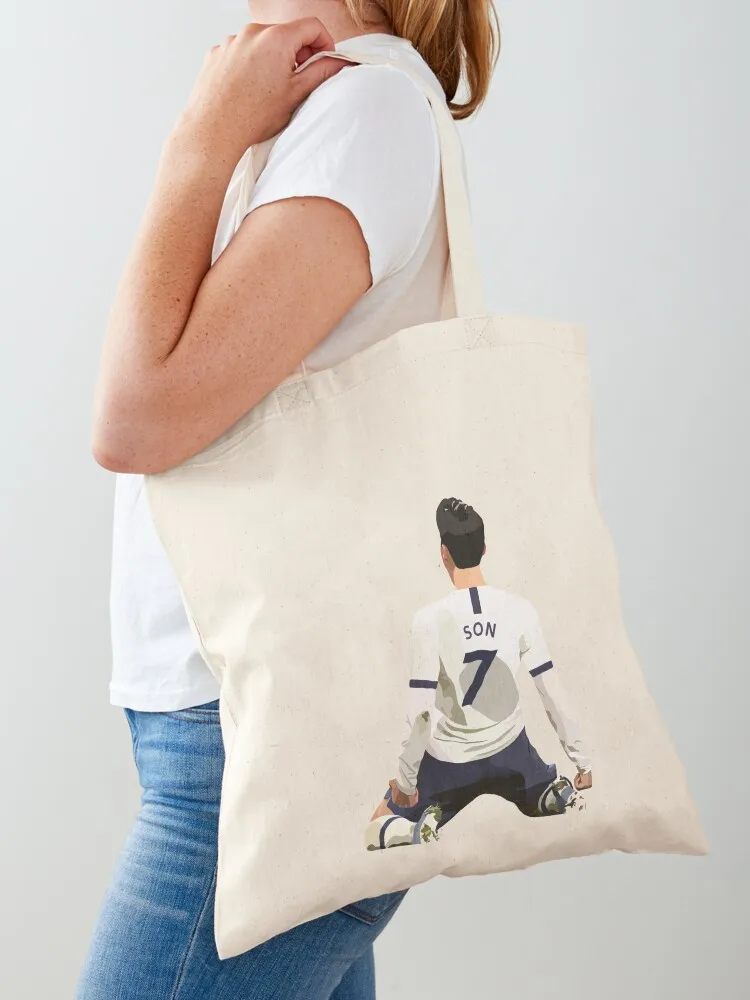 

Сумка-тоут Son Heung-Min, шоппинг-бэги, холщовые сумки-тоут, сумки на заказ