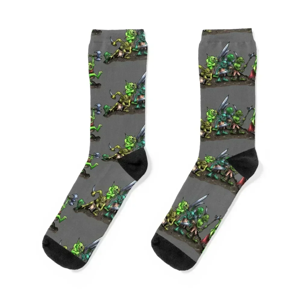 

GOBLIN! Socks snow Stockings compression retro kawaii Man Socks Women's cycling Climbing warm winter sheer Socks Women's Men's