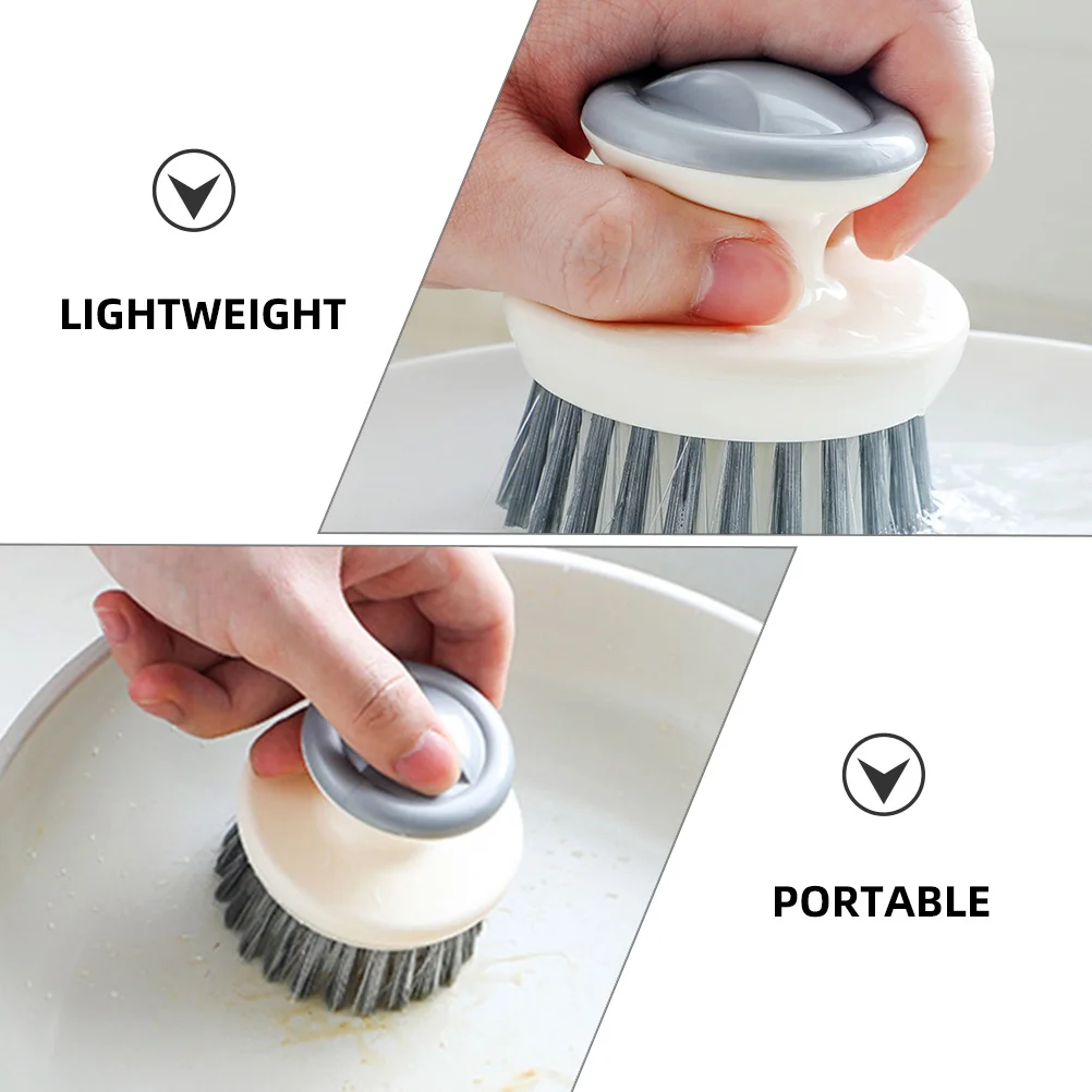 Kitchen Cleaning Brush Plastic Dish Scrub for Dishes Household Pp Dishwashing Small