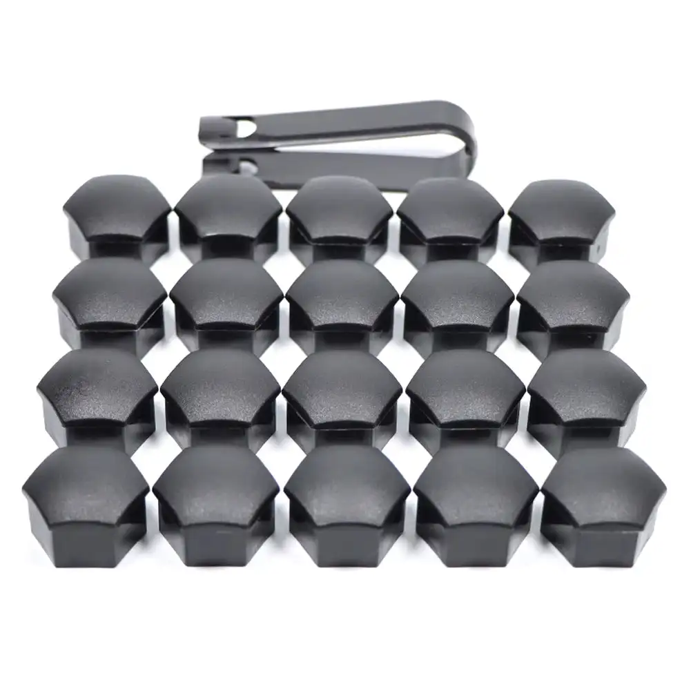 20Pcs/Set Car Wheel Nut Car Tire Wheel Center Nut Protection Cover Bolt Cap with Tool for Tesla Model 3 Y X S