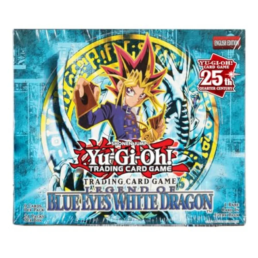 

YuGiOh TCG: Blue Eyes White Dragon Booster Box for Collectors and Enthusiasts Premium Card Quality Rare Foil Cards Ideal for Co