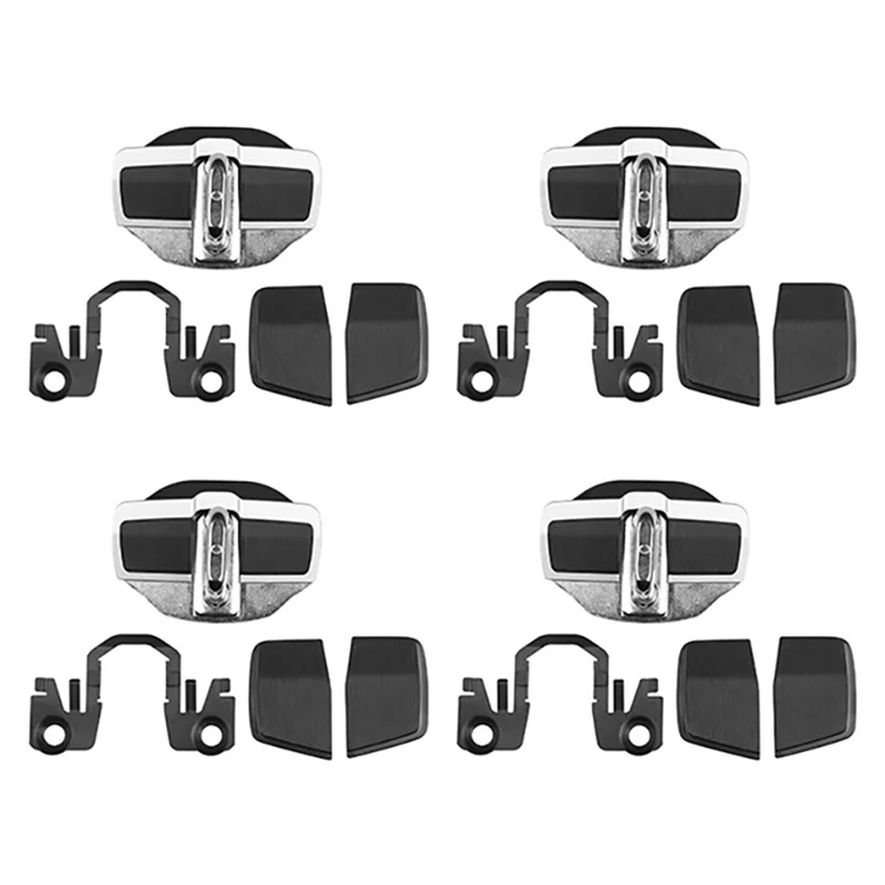 

Durable-4Set Car TRD Door Stabilizer Latches Stopper Covers For Honda Civic Accord CRV HRV Odyssey Door Lock Buckle Protector Du