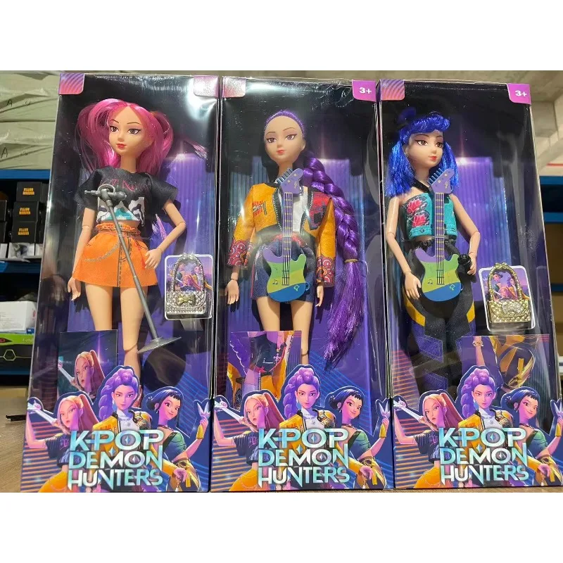 2025 جديد شيطان الصيادين دمى الفينيل لعبة Kpop مجموعة الكرتون شخصيات مختلفة تصميم الأفضل لمجموعات المتحمسين #4