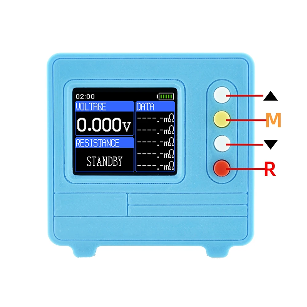 TV607 Voltage Internal Resistance Tester DC5V 1.77-inch TFT Color Screen DIY Battery Test Meter 4056 Charge Module AC 4-wire