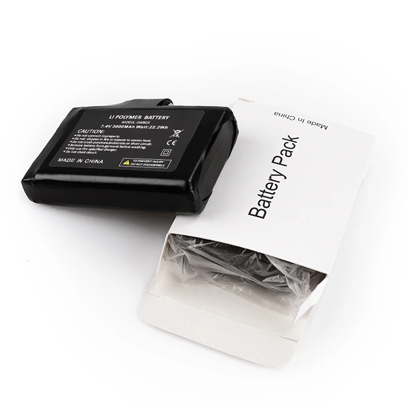 Savior Heat Battery 7.4V 2200mAh/3000mAh/4400mah Oplaadbaar voor verwarmde handschoenen Wanten Liners Verwarmde sokken Verwarmde kleding