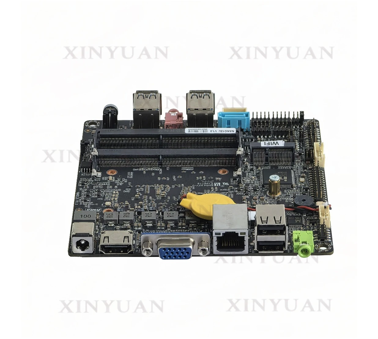 4K Industrial Robot Motherboard with X86 Structure, Raptor Lake I3-1315U, Dual DDR4, M.2 SSD, PCIE4.0