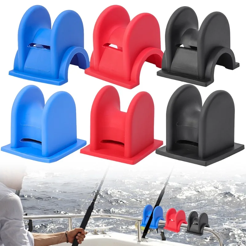 U-shaped Fishing Rod Holder Keeper Lure Bait Holder Rod Rack for Boat Marine Fishing Rod Fishing Tools Gear Portable Accessories