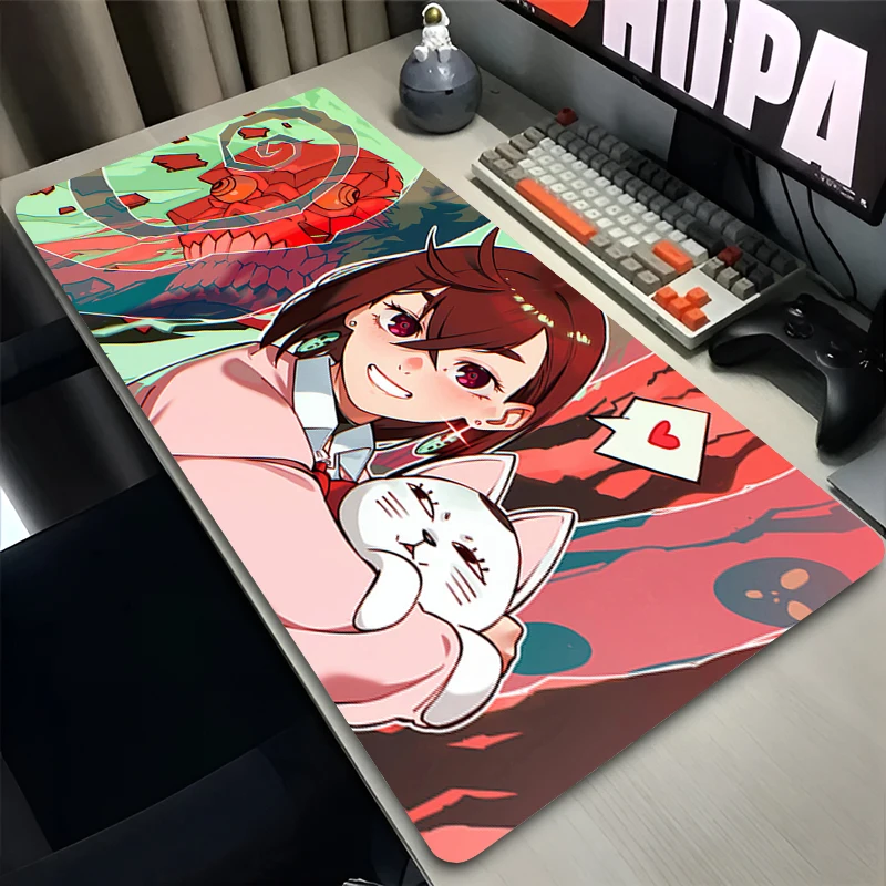 Large Mouse Pad Anime Extended Desk mat PC Computer Keyboard Pad Thickened gaming Accessories D-dandadan Mousepad Gamer Carpet
