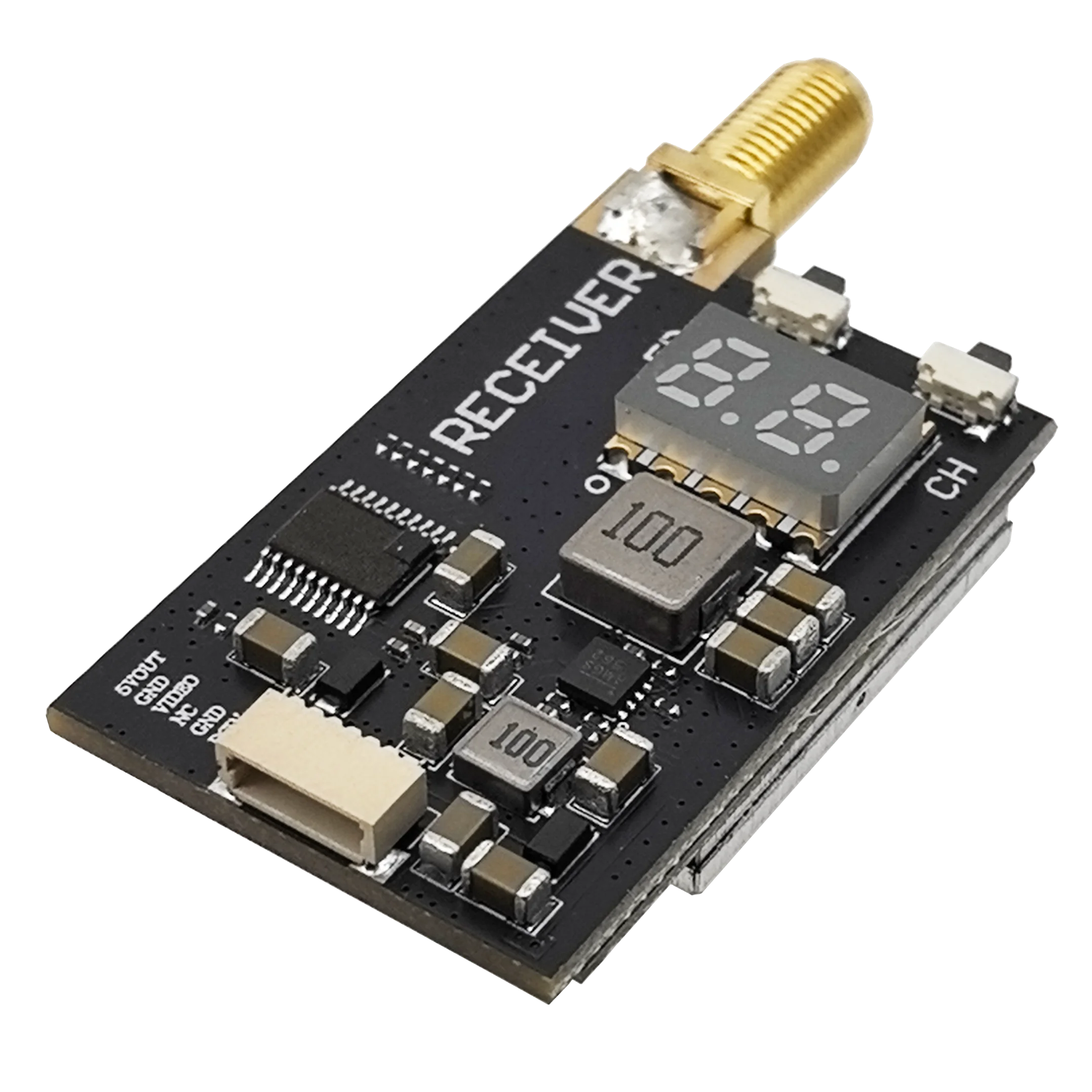 AeroPartsFlytoFPV 1.2G 1.3G 1.5G 1.7G 1.9G 2.2G 64CH VRX Wireless Receiver Time Traveling Machine Remote Transmission Accessorie
