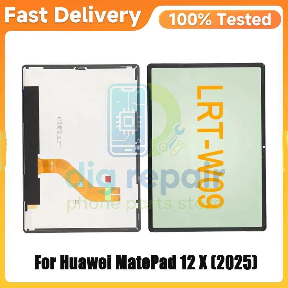12 inch LCD Display Touch Screen Repair LRT-W09 IPS LCD Screen For Huawei MatePad 12 X (2025) LRT-W09 Replacement