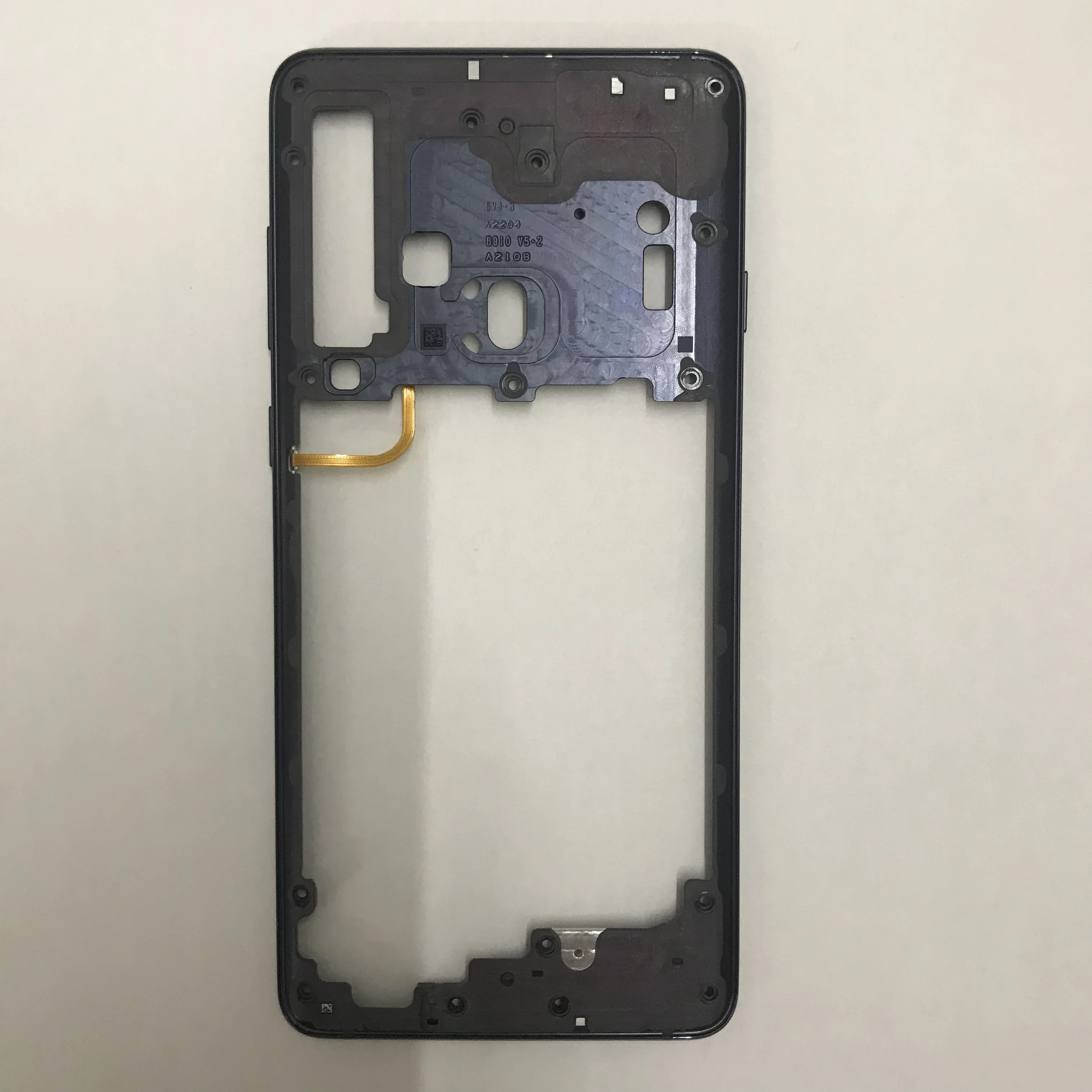 Novo para samsung galaxy a9 2018 a920 a9s a920f a9200 bateria capa traseira porta traseira painel de vidro 3d habitação caso lente da câmera substituir