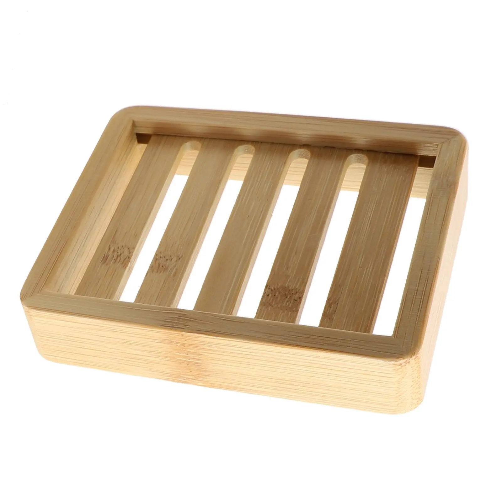 Holder Soap Holder Storage Soap Rack Wood Color 10*8.7*2.2cm 2pcs 47g Bamboo Soap Dish Natural Wooden Brand New