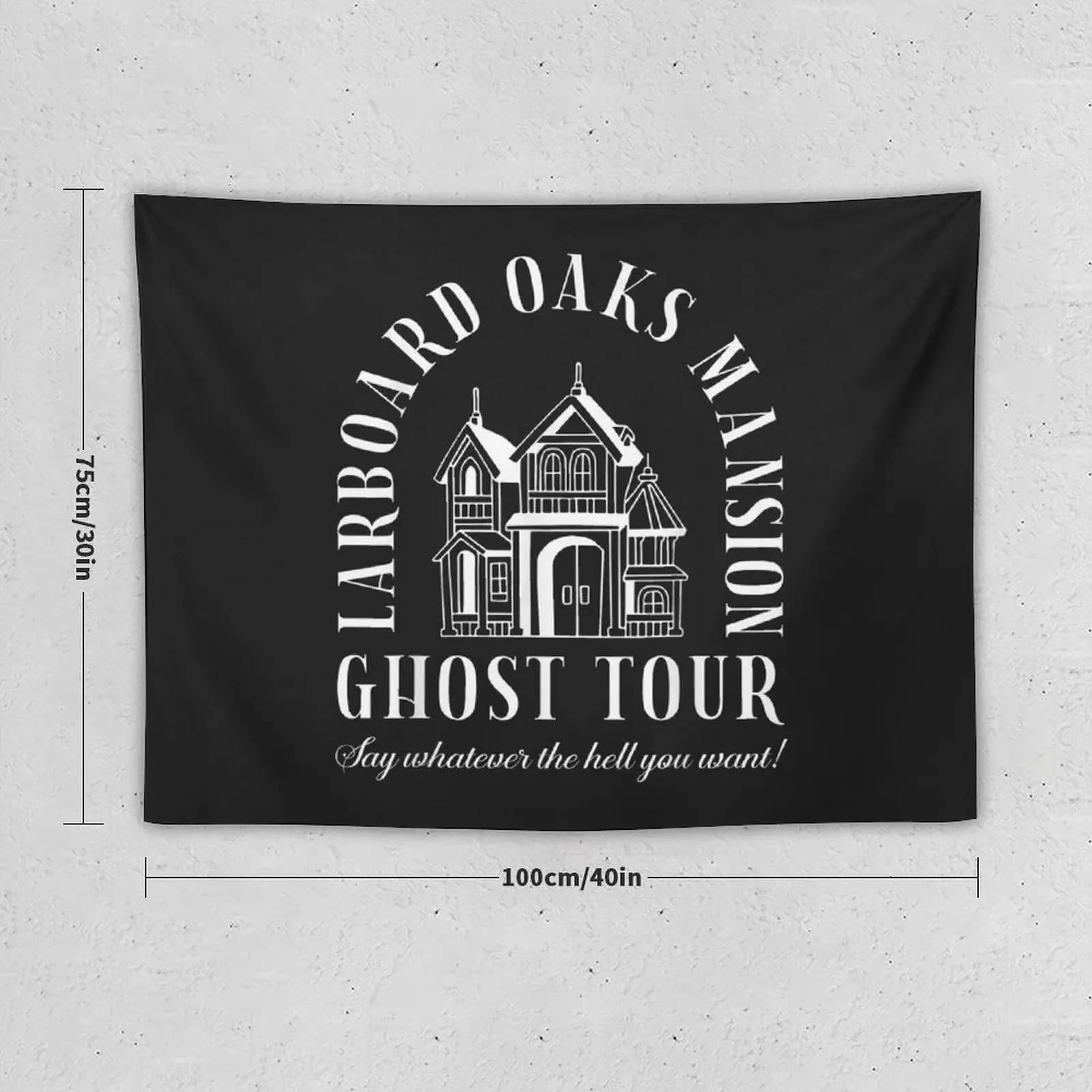 I Think You Should Leave Ghost Tour Tapestry Cute Decor Decoration Wall Tapestry