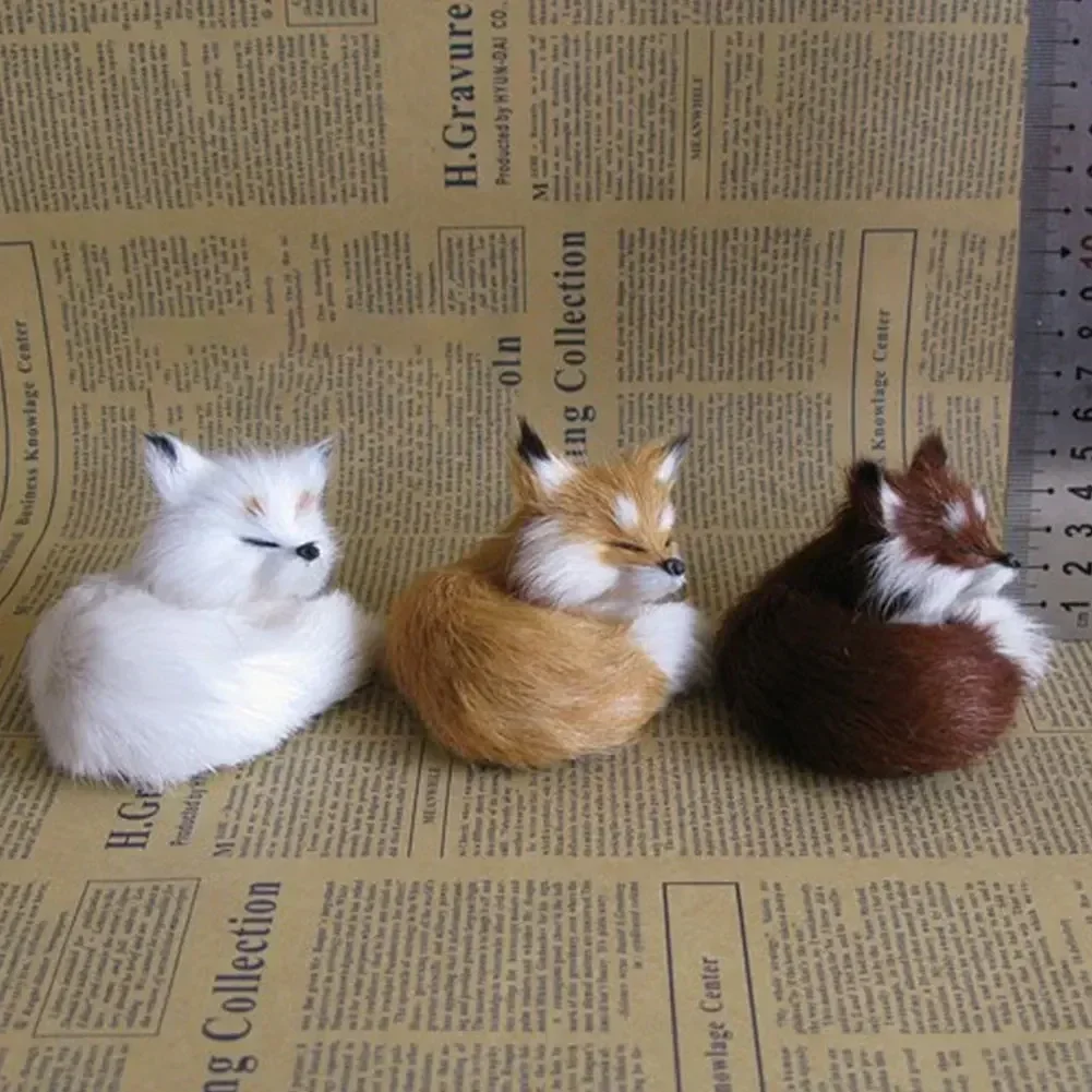 น่ารักจําลองแมวของเล่นตุ๊กตายัดไส้แมวปลอมแมวสัตว์จริงสําหรับเด็กผู้หญิงของขวัญวันเกิดวันวาเลนไทน์