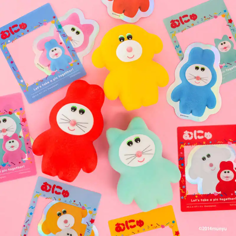 Disponibile Kenelephant Baffi originali Coniglietto Topo Floccato Peluche Action Figure Ornamenti Collezione Decorazione Modello Regali