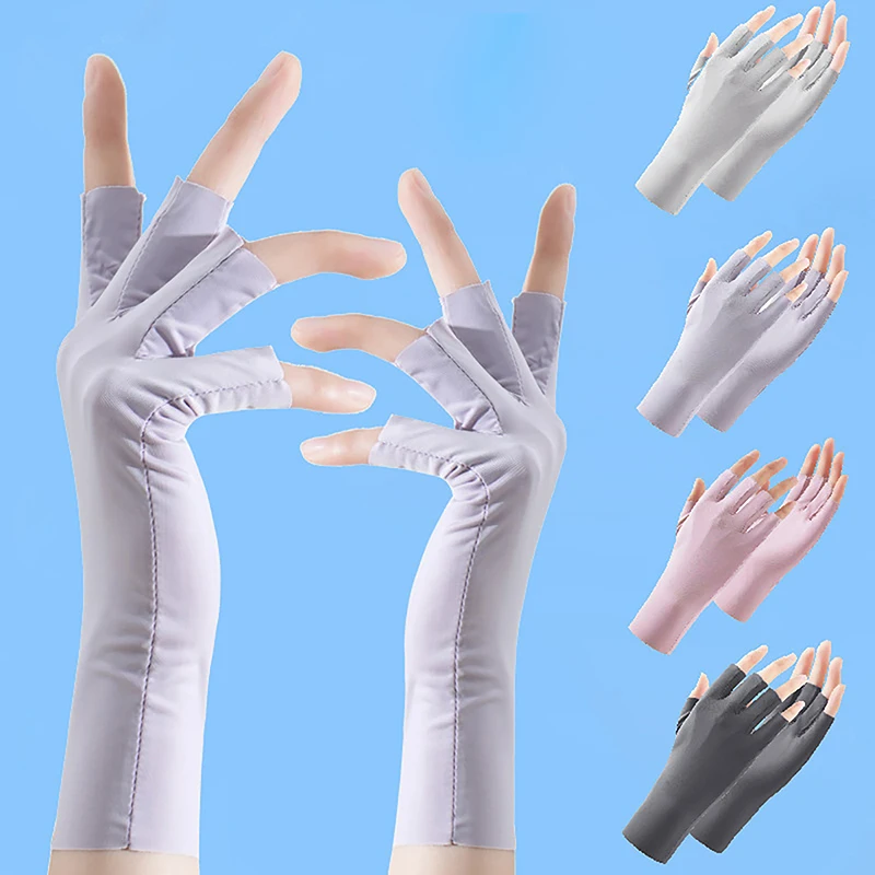 Guantes de protección UV para uñas, lámpara Led a prueba de radiación, Protector de manos para lámpara de luz UV, secador de manicura, herramientas para uñas