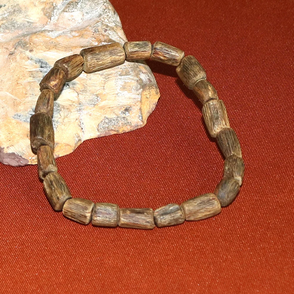 

6g Genuine Chinese Kynam Buddha Prayer Bracelet Sinking Qinam oudh wood bangle gift for men and women