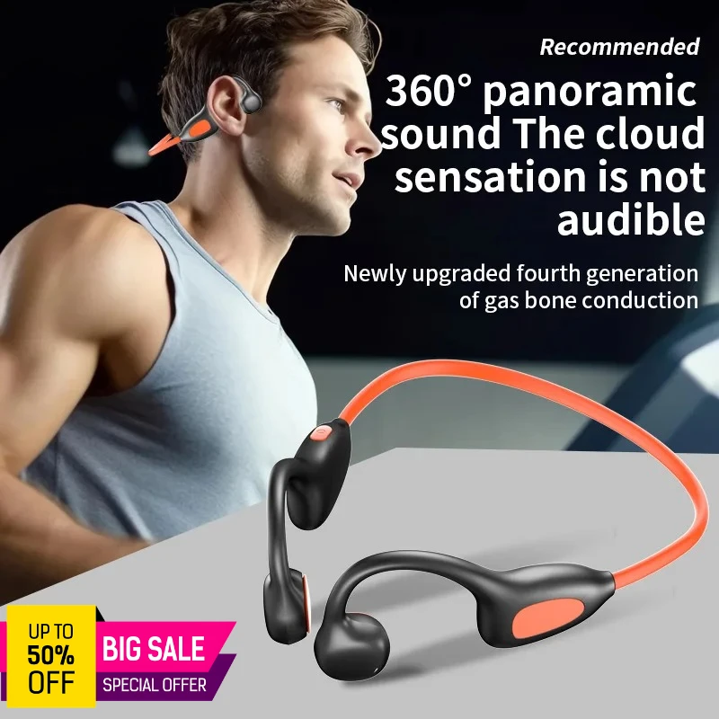 

Wireless Bluetooth earphones, non bone conduction hanging ear, outdoor sports, running, life waterproof earphones