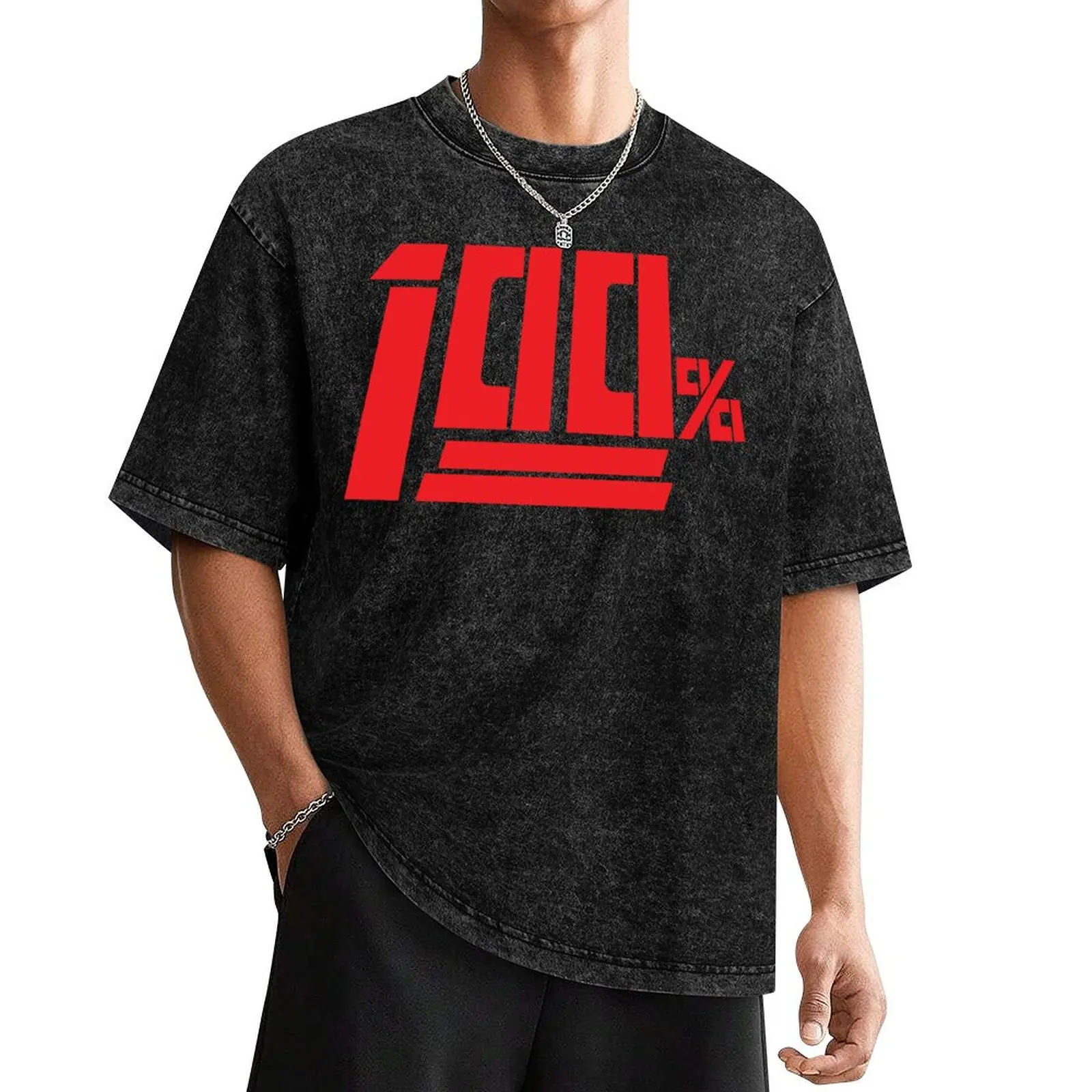 

Keepin' it 100% T-Shirt anime cute tops oversized graphic tee graphic tee shirt t shirts for men pack