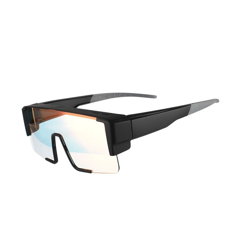 Cycling glasses myopia set glasses black windproof sand sunglasses color-changing glasses