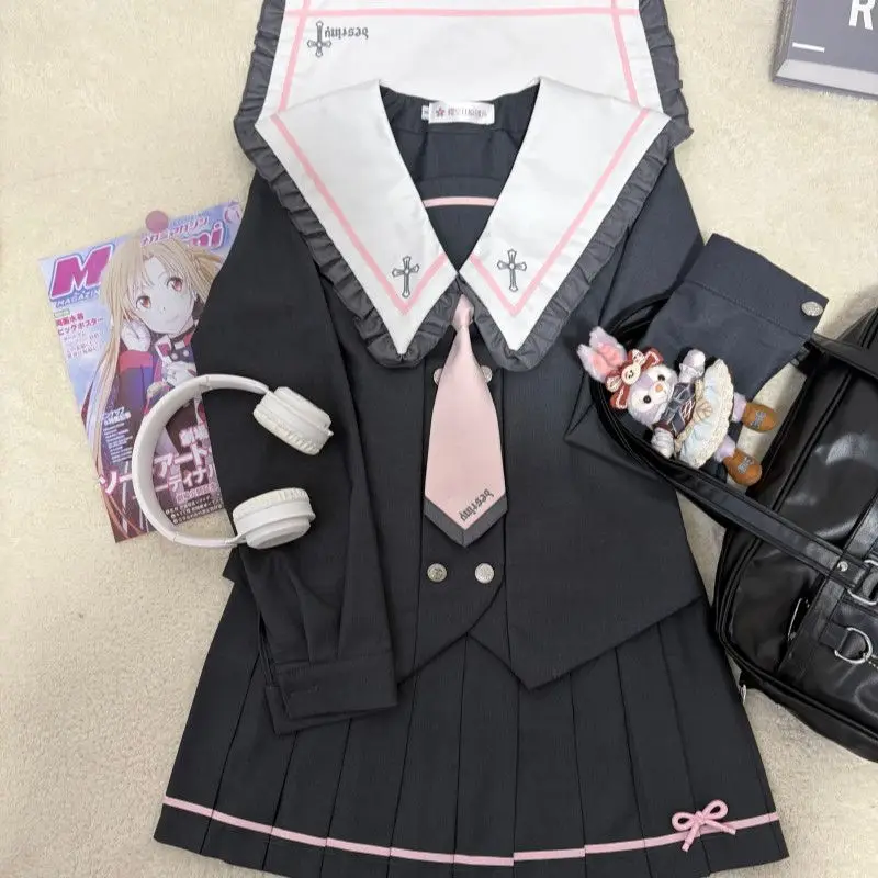 autentico-uniforme-de-marinero-negro-corte-entallado-conjunto-de-uniforme-jk-en-tonos-grises-estilo-preppy-para-estudiantes