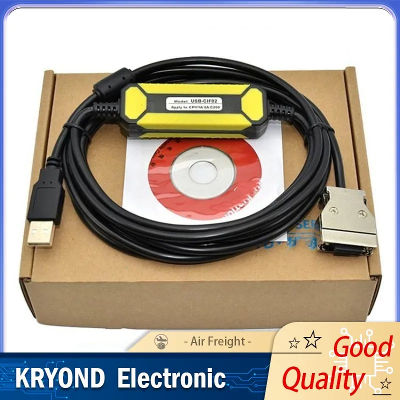 Cable de programación USB-CIF02 para puerto USB PLC serie CPM1A/2A CQM1-CIF02 actualizado