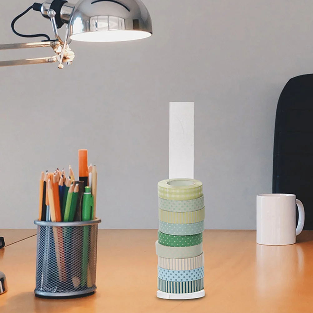 3 Pcs Acrylic Tape Holder Chalk Board Paddles Invisible Stand Market Adhesive Foam Shelving Brackets Cartoon