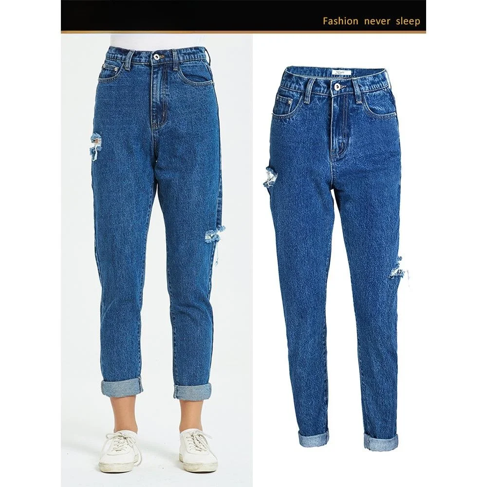 

Женские повседневные джинсы с медным покровом, уличные брюки, удобные модные аксессуары для одежды среднего возраста и ли