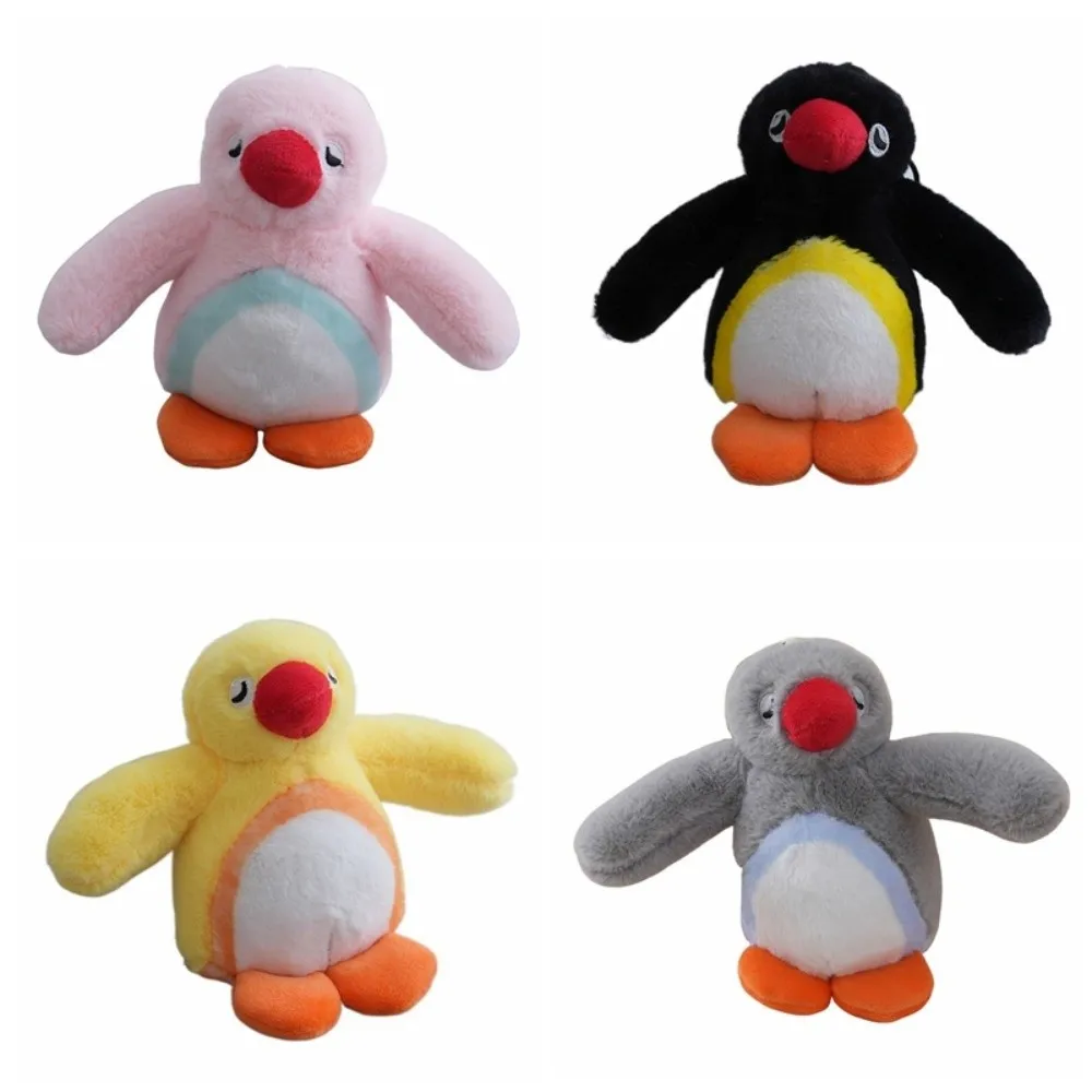 Knuffeldier Pinguïn Pluche Sleutelhanger Grappige Cartoon Pingu Pop Hanger 15cm Leuke Gevulde Pinguïn Sleutelhanger Rugzak Charme