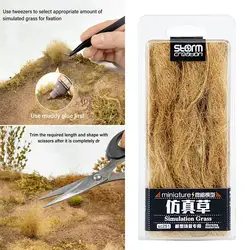 1 Box Accessories Sand Table Fairy Garden Micro Landscape Miniature Wild Withered Grass Scene Model Long Grass Cluster