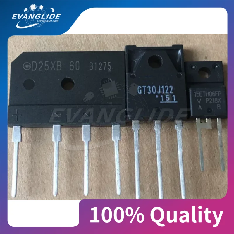 1SET D25XB60 RJP6065 GT30J12A Transistors are commonly used in inverter air conditioner repair Home appliance rectifier bridge
