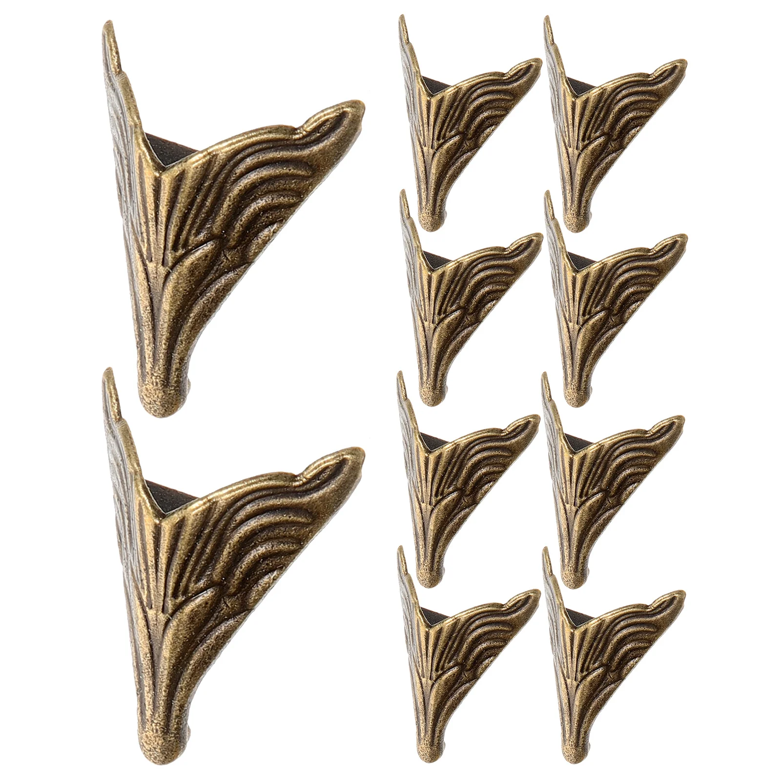 10 قطعة قاعدة القدم الأجهزة سبائك الزنك أرجل قطع الأثاث أقدام معدنية متعددة الوظائف لخزانة الطاولة مضمد دعم مستقر #4