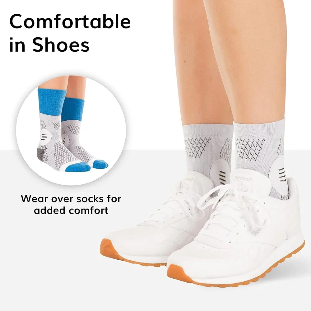 1Pair Neuropathy Socks - Peripheral Neuritis Therapy Compression Diabetic Open-Toe Foot Sleeves for Ankle Gout,Nerve Damage Pain