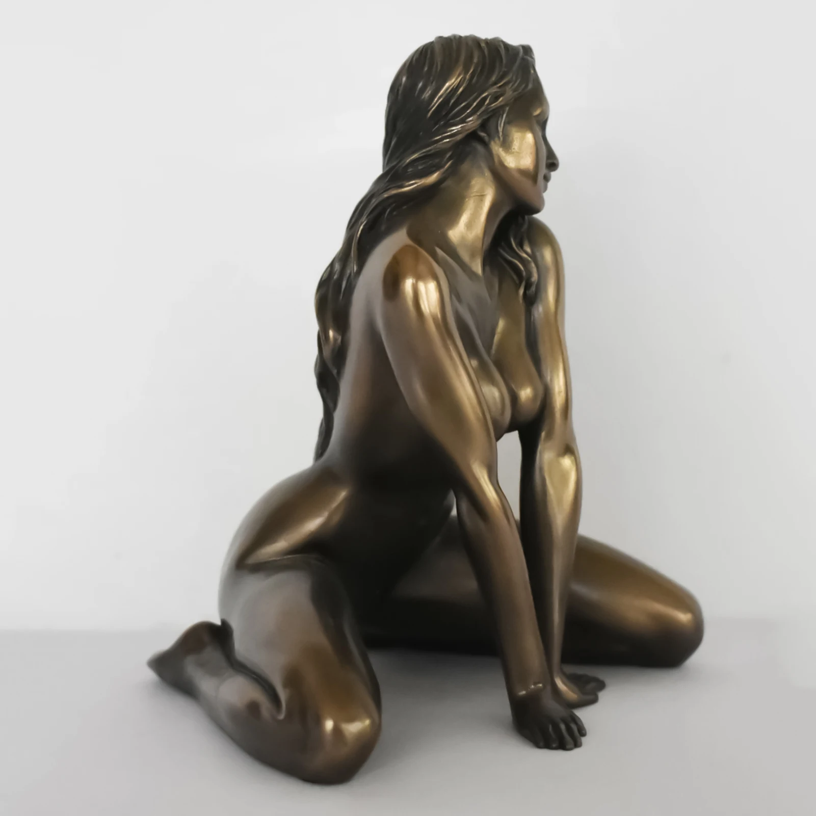 عارية تمثال برونزي زخرفة الزخرفية الراتنج شخصية النمذجة الحرف لعيد الميلاد عيد الحب السنة الجديدة هدية الغاز