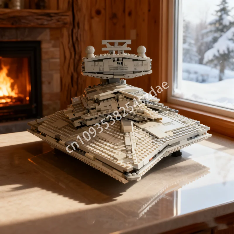 

1558pcs MOC Simple Bridge Mod Set ISD Star Model Building Christmas Gift Blocks Creative Idea Education Toy Brick Kids Birthday