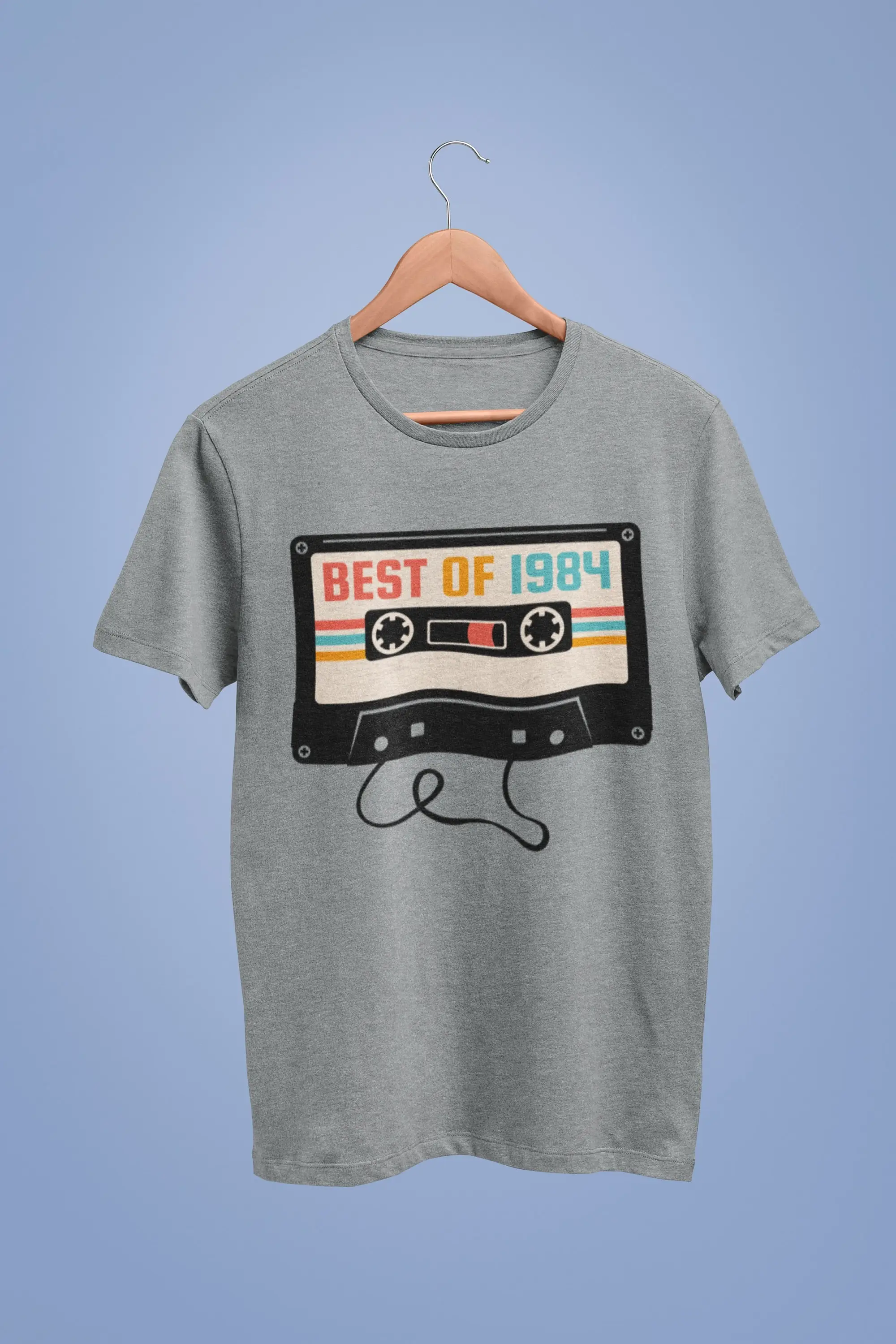 Retro 40th Birthday T Shirt 2024 Best Of 1984 Cassette Tape fortieth gift ideas BY40