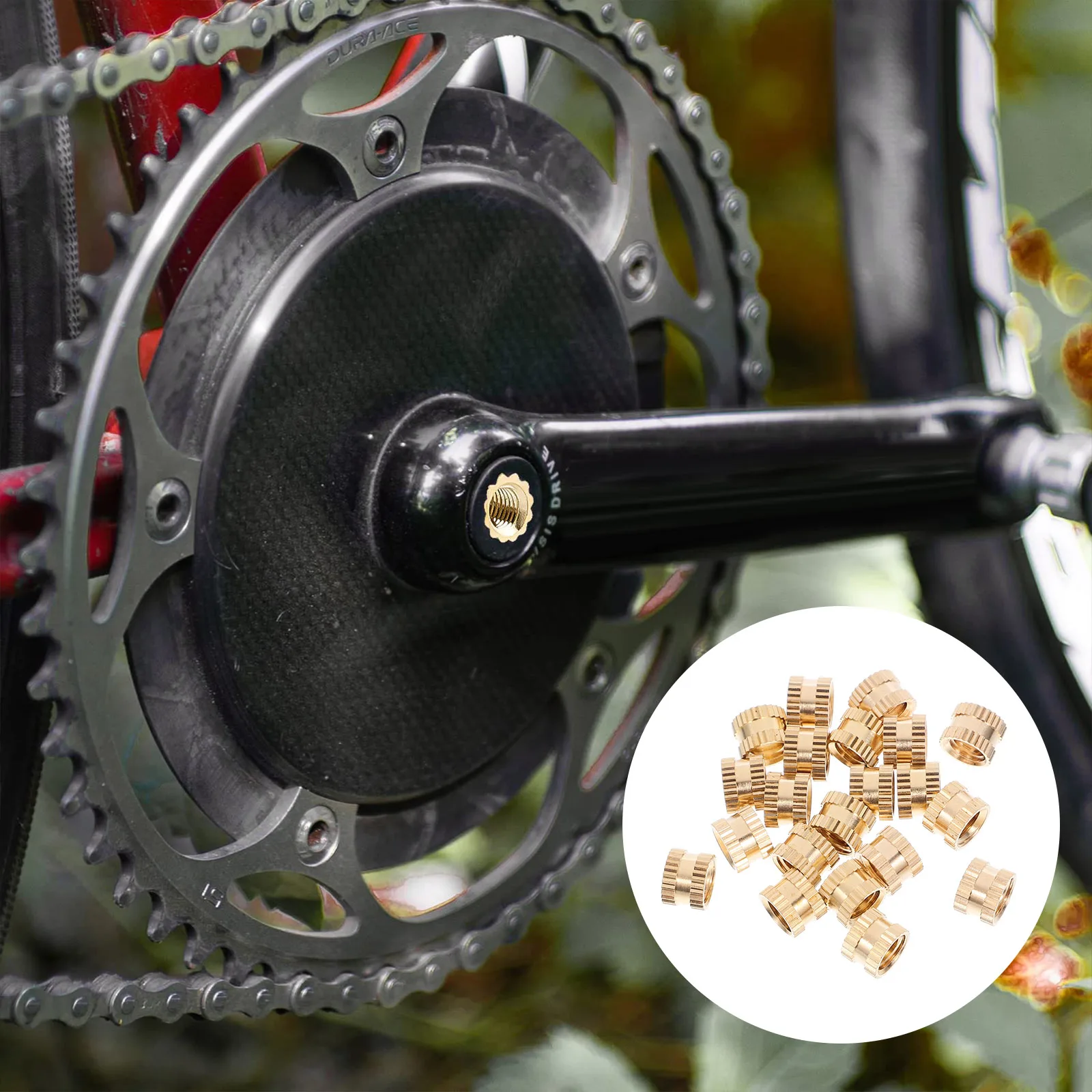 

20 Pcs Brass Nuts 10 32 7mm 11mm Threaded Embedment Heat Set Inserts for 3D Printers Copper Knurled Nuts Hardware