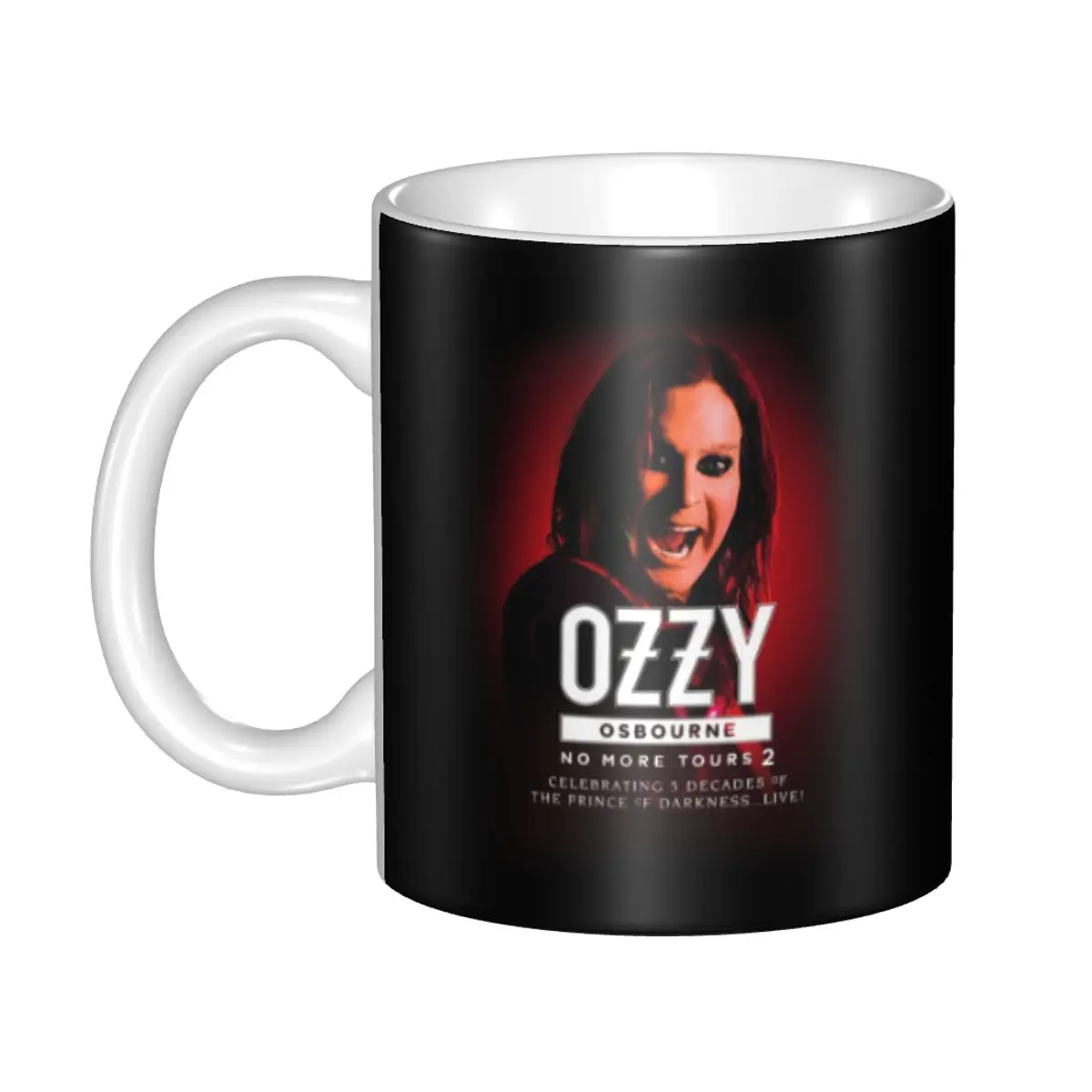 Heavy Metal Singer Music Ozzy Osbourne Coffee Mugs DIY Customized Ceramic Mug Cup Creative Present