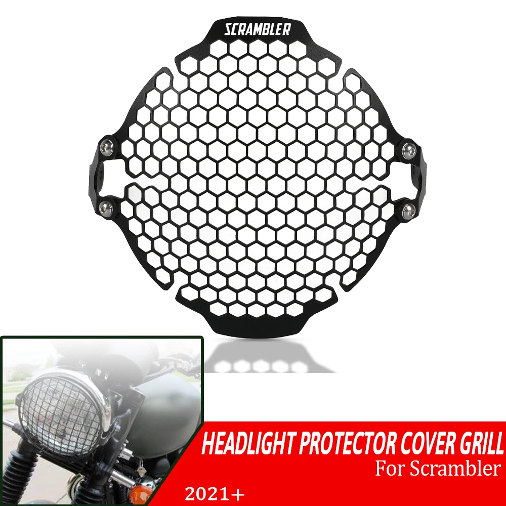 Motorcycle Accessories Headlight Guard For Ducati Scrambler800 Grille Cover Protection Scrambler 800 2015~2025 2024 2023 2022