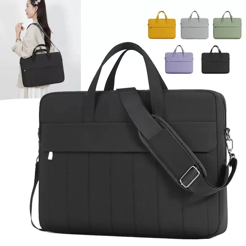 Large Capacity Laptop Bag 13/14/15/15.6/16 Inch, Men's Business Briefcase, Shoulder Crossbody Handbag, Commute Document Bag