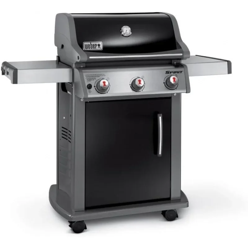 

Spirit E-310 Natural Gas Grill, Black, 3 Burner