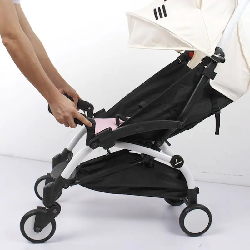 Baby Stroller Protective Handlebar Adjustable Baby Stroller Handle Armrest Bumper Bar Suitable for Most Baby Strollers